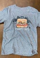 Rally Pittsburgh Youth Grey Sandwich Short Sleeve T-Shirt