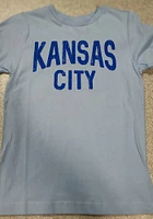 Rally Kansas City Youth Light Blue Arch Wordmark Short Sleeve T-Shirt