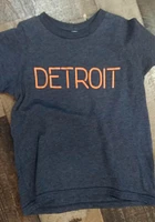 Rally Detroit Youth Navy Blue Disconnect Short Sleeve T-Shirt