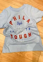Rally Philadelphia Youth Light Blue Phila Tough Short Sleeve T-Shirt