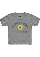 Rally Kansas Youth Sunflower State of Mind Short Sleeve T-Shirt