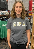 Rally Philadelphia Womens Floral Short Sleeve T-Shirt