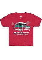 Rally Kansas City Youth Red Gas Station Short Sleeve T-Shirt