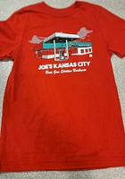 Rally Kansas City Youth Red Gas Station Short Sleeve T-Shirt