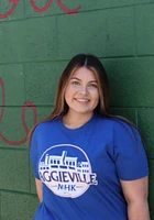 Rally Aggieville Blue City Circle Short Sleeve Fashion T Shirt