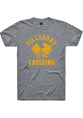 Rally Manhattan Graphite Pillsbury Crossing Short Sleeve Fashion T Shirt