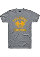 Rally Manhattan Graphite Pillsbury Crossing Short Sleeve Fashion T Shirt