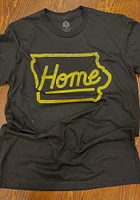 Rally Iowa Black Home Short Sleeve Fashion T Shirt