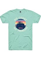 Rally Kansas Teal No Coast Short Sleeve Fashion T Shirt