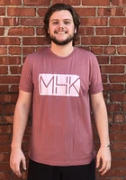 Rally Manhattan Pink MHK State Shape Short Sleeve Fashion T Shirt