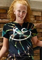 Rally Kansas City Black KC Smile Short Sleeve T Shirt