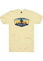 Rally Texas Yellow Tumbleweed Sunset Short Sleeve T Shirt