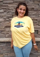 Rally Texas Yellow Tumbleweed Sunset Short Sleeve T Shirt