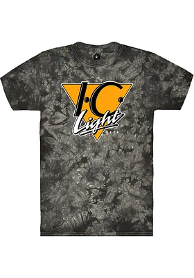 Rally Pittsburgh Black Retro Triangle Logo Short Sleeve T Shirt