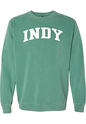 Rally Indianapolis Womens Arch Wordmark Crew Sweatshirt