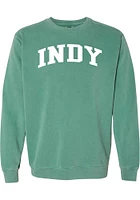 Rally Indianapolis Womens Arch Wordmark Crew Sweatshirt