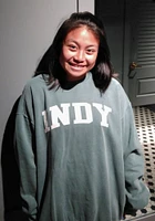 Rally Indianapolis Womens Arch Wordmark Crew Sweatshirt