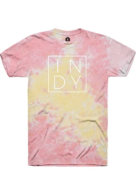 Rally Indianapolis Womens Pink Indy Square Short Sleeve T-Shirt