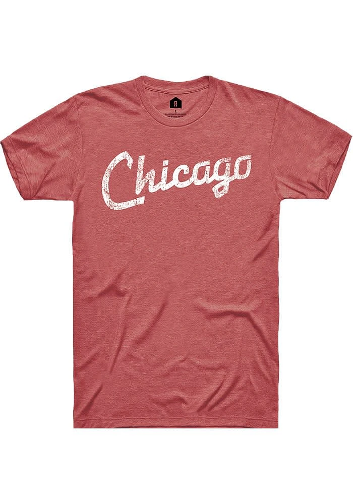 Rally Chicago RH Script Short Sleeve T Shirt