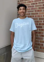 Rally Dayton Light Blue RH Script Short Sleeve T Shirt