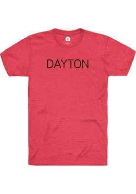 Rally Dayton Red Disconnect Design Short Sleeve Fashion T Shirt