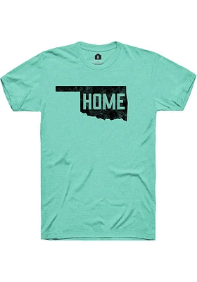Rally Oklahoma Home State Shape Short Sleeve Fashion T Shirt