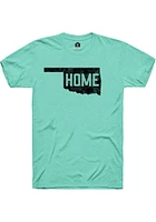 Rally Oklahoma Home State Shape Short Sleeve Fashion T Shirt