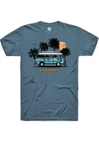 Rally Cincinnati Teal Bus Short Sleeve Fashion T Shirt