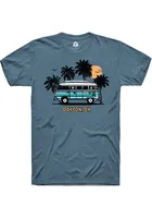 Rally Dayton Teal Bus Short Sleeve Fashion T Shirt