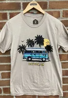 Rally Dayton Tan Bus Short Sleeve Fashion T Shirt