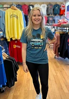 Rally St Louis Teal Bus Short Sleeve Fashion T Shirt