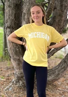 Rally Michigan Arch Wordmark Short Sleeve T Shirt