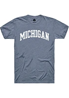 Rally Michigan Arch Wordmark Short Sleeve T Shirt