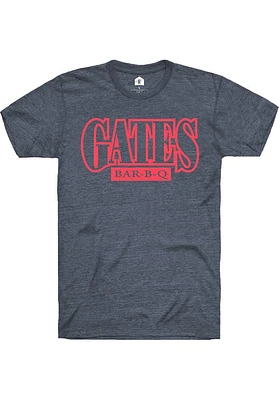 Rally Kansas City Navy Blue Prime Logo Short Sleeve Fashion T Shirt