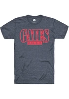 Rally Kansas City Navy Blue Prime Logo Short Sleeve Fashion T Shirt
