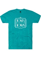 Rally Kansas City Teal Prime Logo Short Sleeve Fashion T Shirt