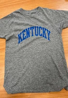 Rally Kentucky Youth Grey Arch Wordmark Short Sleeve T-Shirt