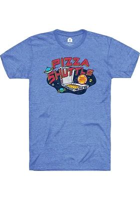 Rally Lawrence Blue Galactic Design Short Sleeve Fashion T Shirt