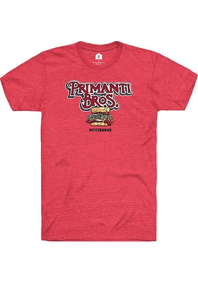 Rally Pittsburgh Red Logo Short Sleeve Fashion T Shirt