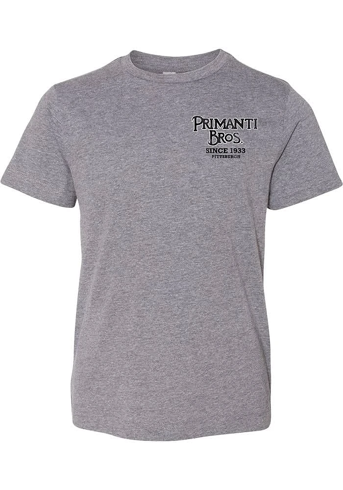 Rally Pittsburgh Youth Grey Bite Me Short Sleeve T-Shirt