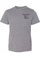 Rally Pittsburgh Youth Grey Bite Me Short Sleeve T-Shirt