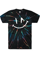 Rally Iowa IA Smiley Face Short Sleeve T Shirt
