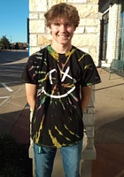 Rally Texas Black TX Smiley Face Short Sleeve T Shirt