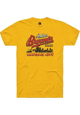 Rally Kansas City Gold World Famous Skyline Short Sleeve T Shirt