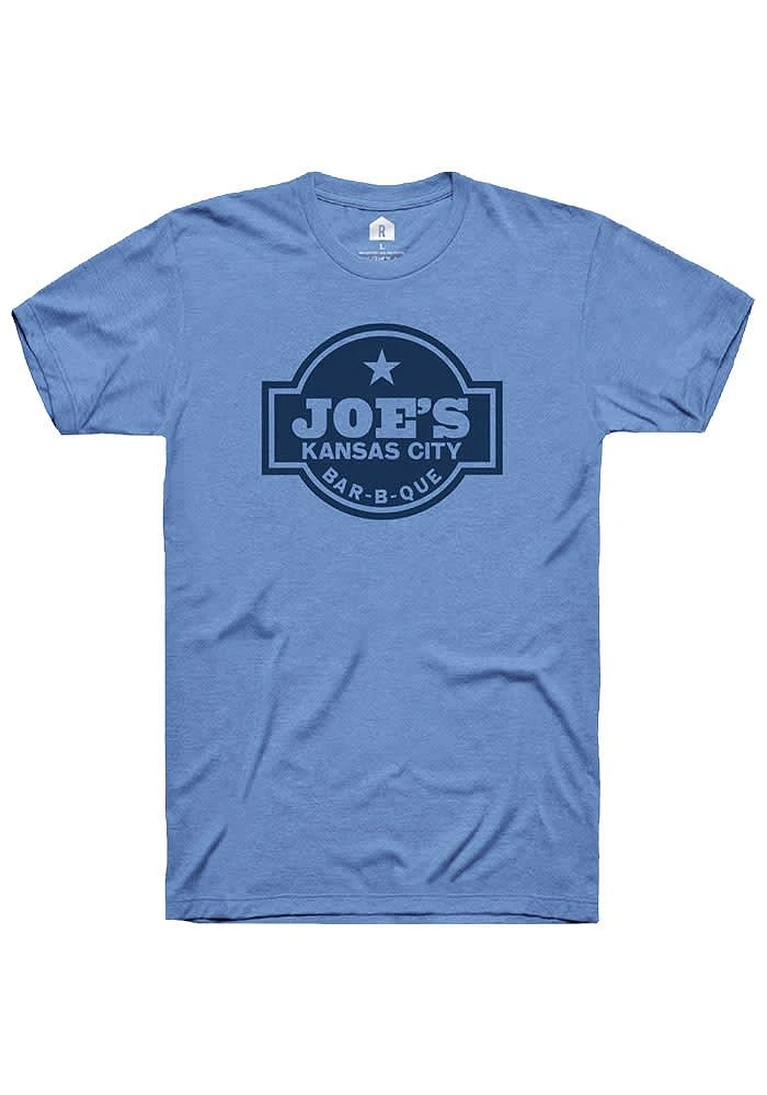 Rally Kansas City Light Blue Prime Logo Short Sleeve Fashion T Shirt