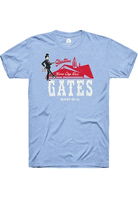 Rally Kansas City Light Blue Citys Own Short Sleeve Fashion T Shirt