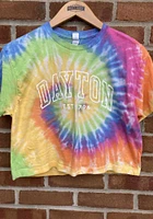 Rally Dayton Womens Yellow Arch EST Short Sleeve T-Shirt