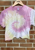 Rally Dayton Womens Pink Arch EST Short Sleeve T-Shirt