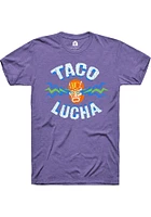 Rally Manhattan Purple Logo Short Sleeve Fashion T Shirt