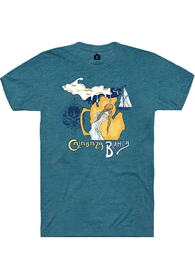 Rally Detroit Teal Calabaza Blanca Short Sleeve Fashion T Shirt